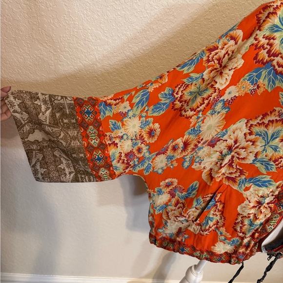 Free People Multicolor Floral Jacket/Kimono - Picture 3 of 7